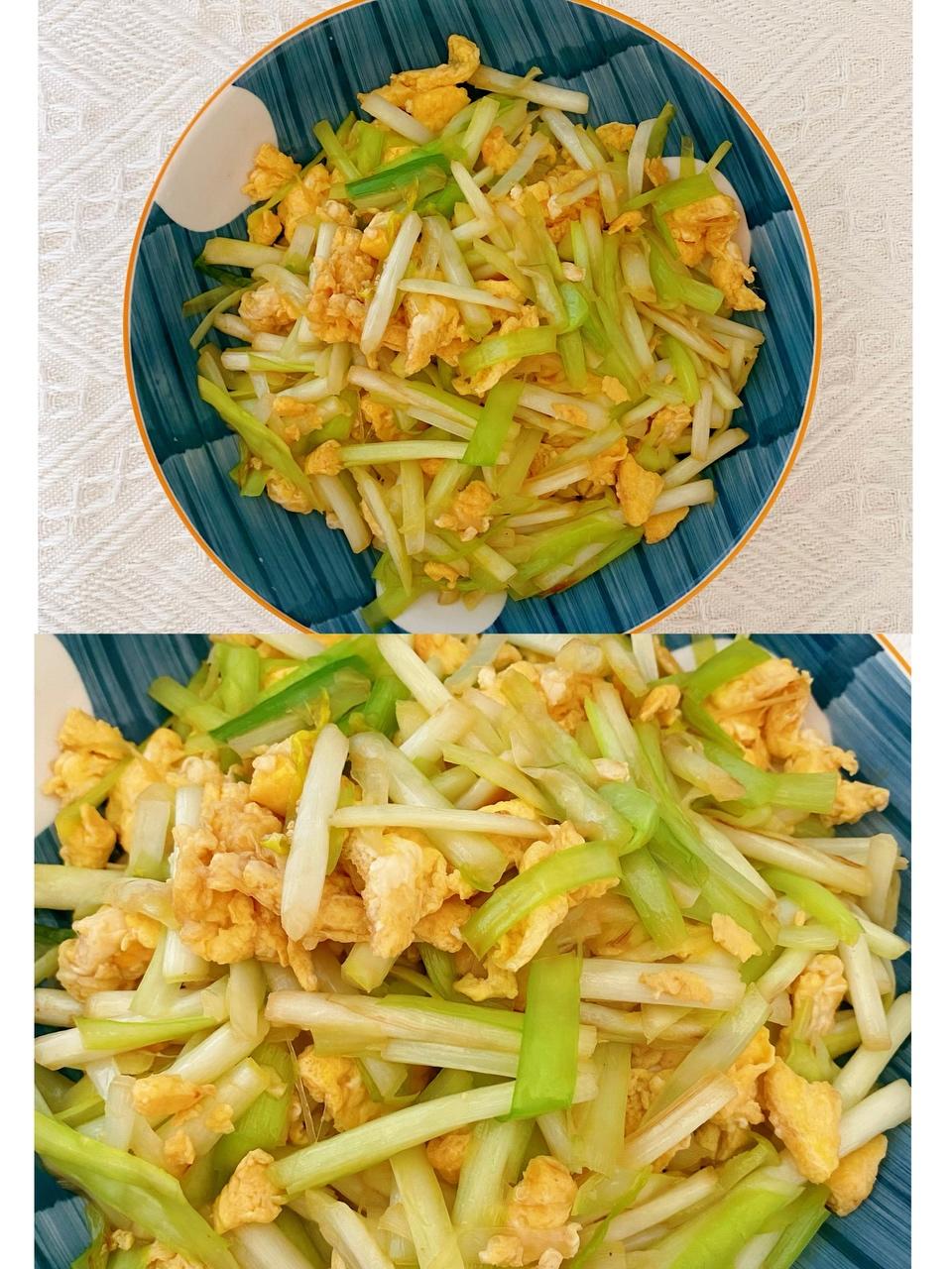 韭黄炒蛋的做法