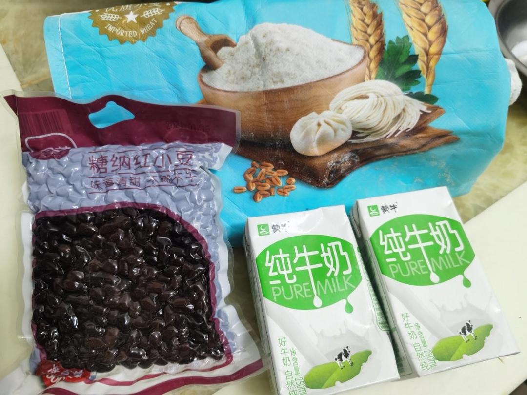 奶香红豆卷