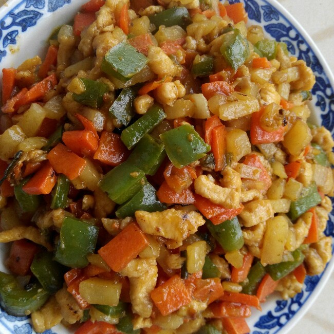 家庭改良版宫爆鸡丁