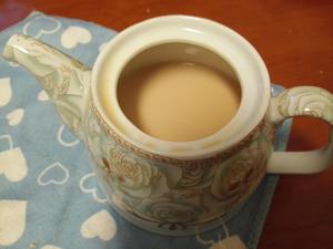 心形椰蓉面包+香草奶茶的做法 步骤2