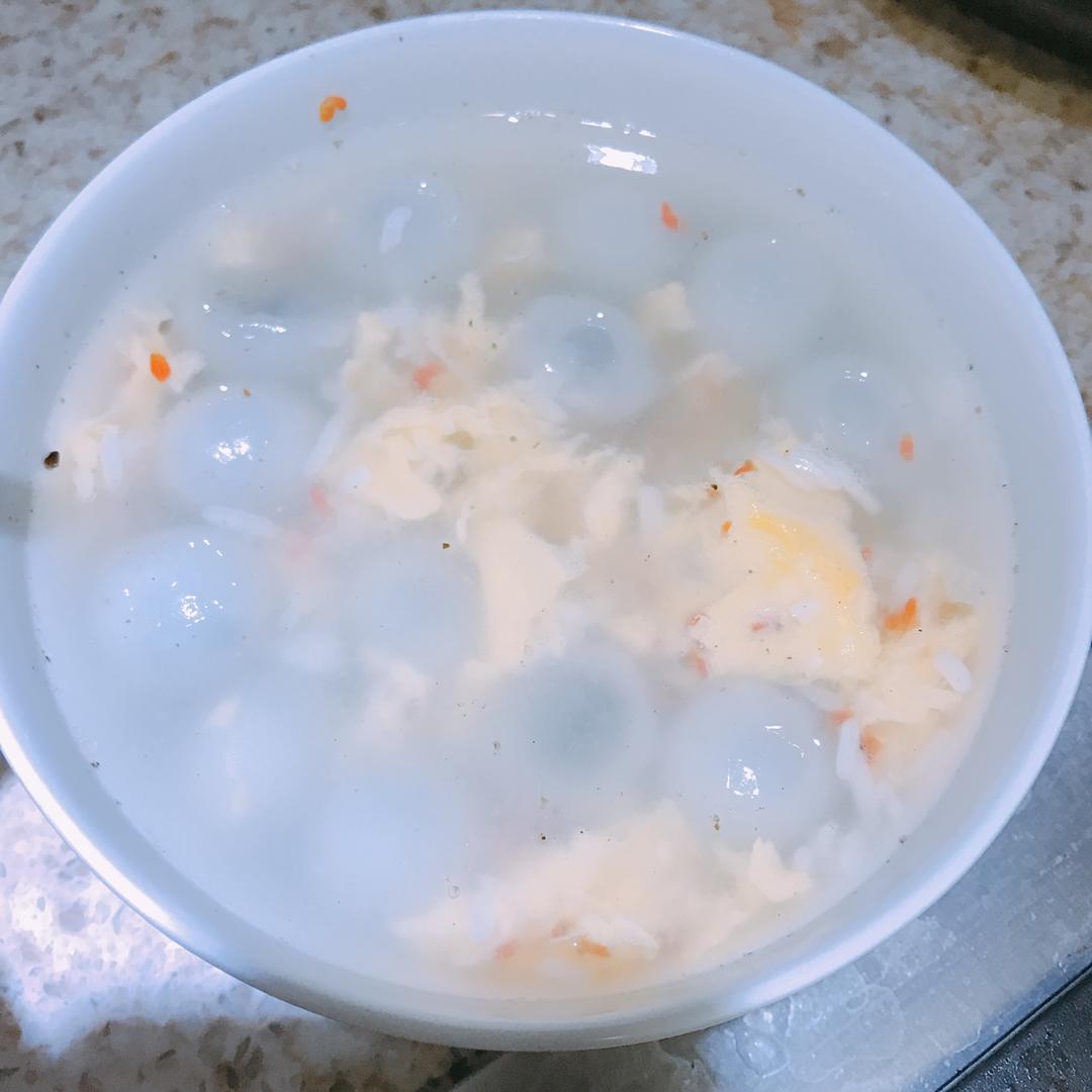 蛋花酒酿圆子