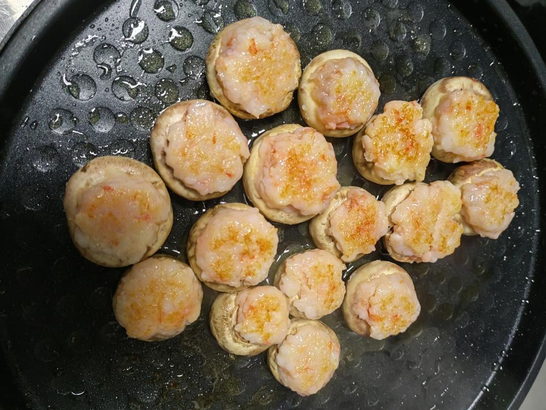 口蘑酿虾滑