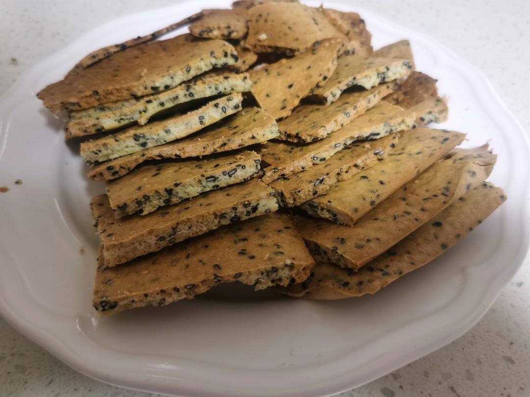 搅一搅就能做零失败芝麻薄脆