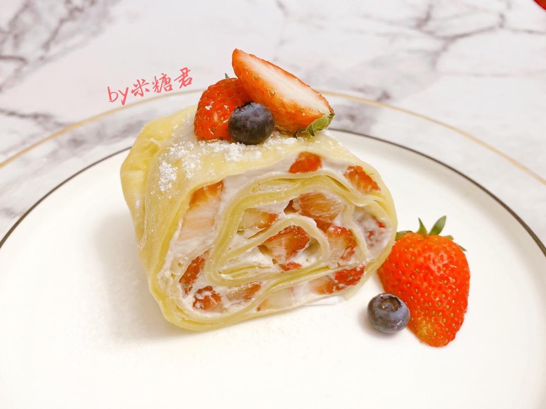 零基础做草莓毛巾卷
