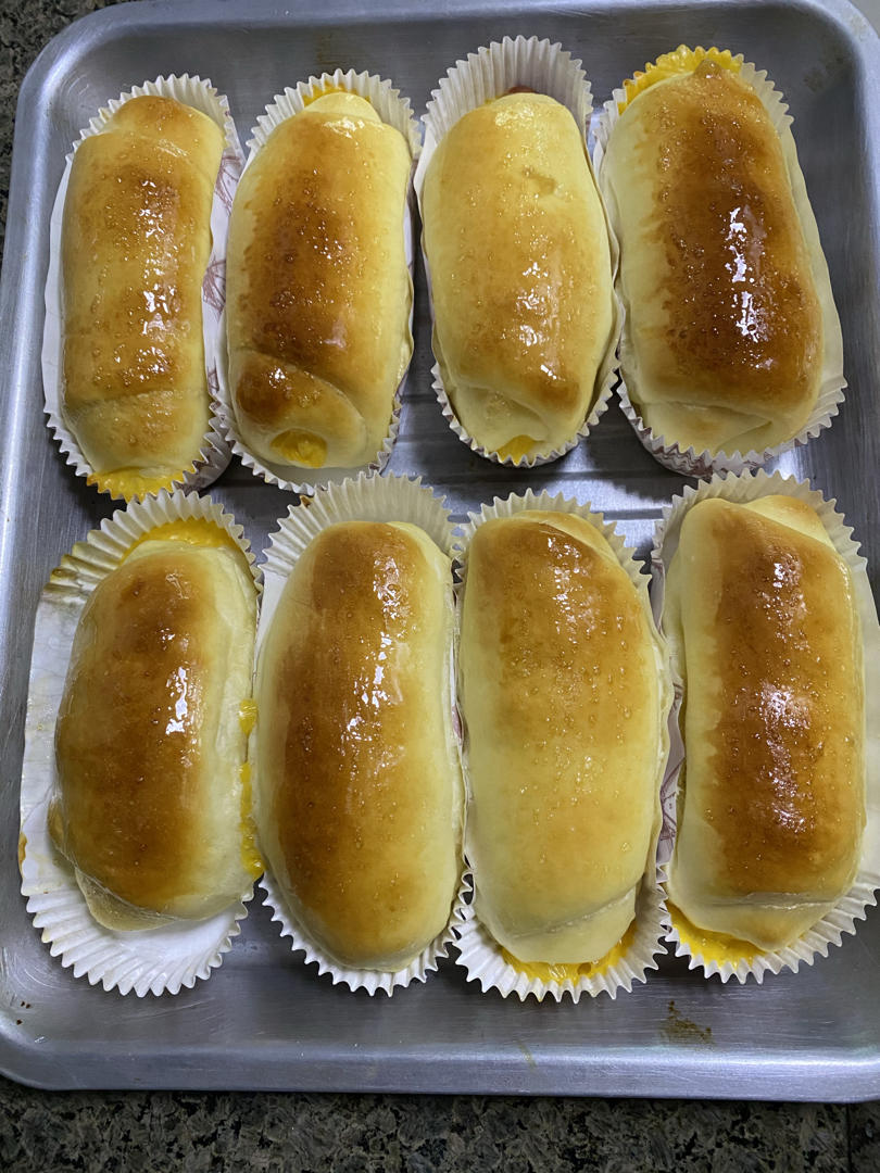 肉松包(手揉10分钟即可)