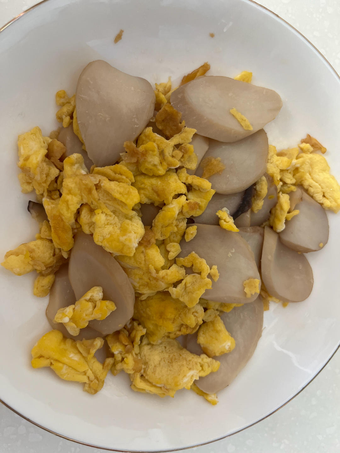 杏鲍菇炒鸡蛋
