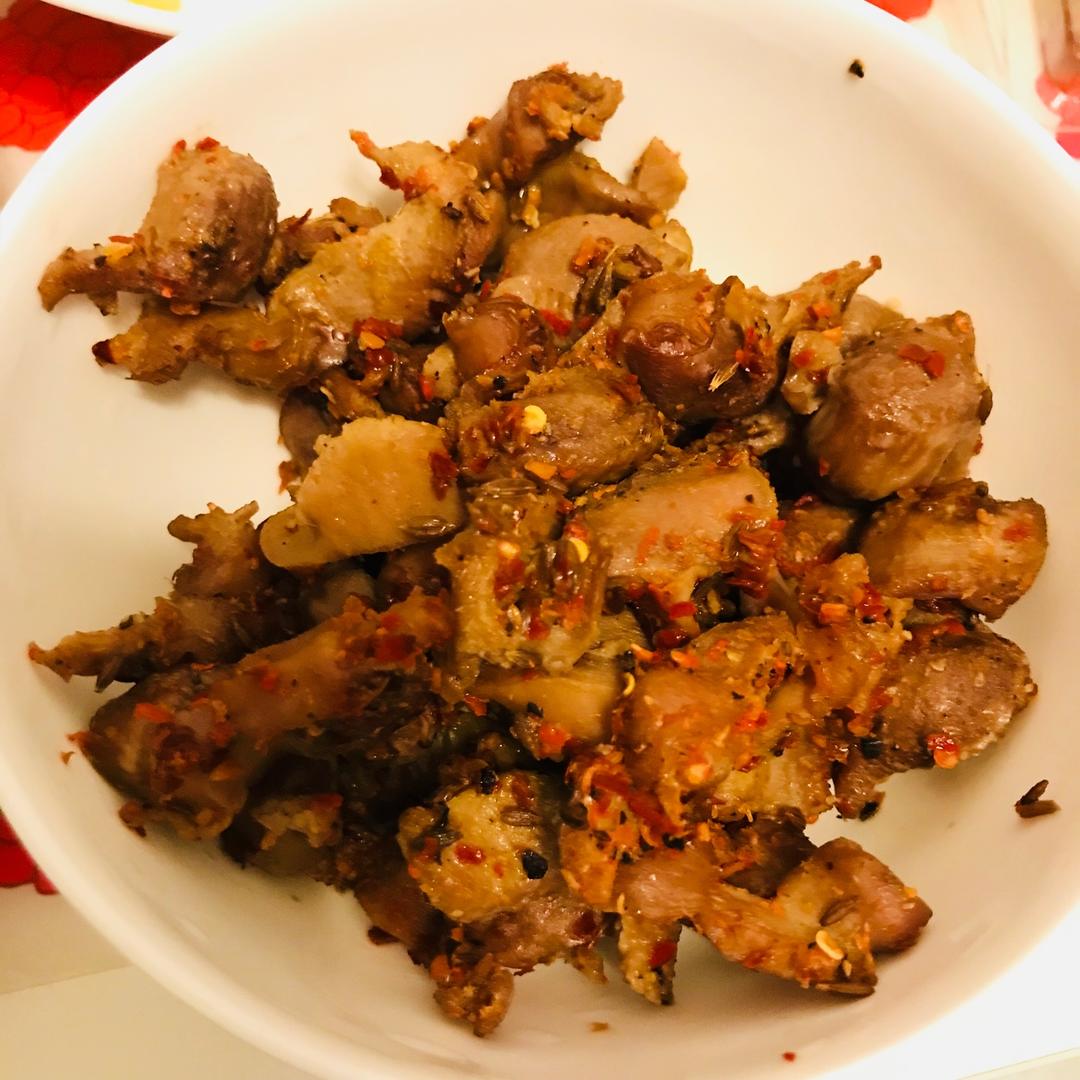 香烤鸡胗丨健康·三餐