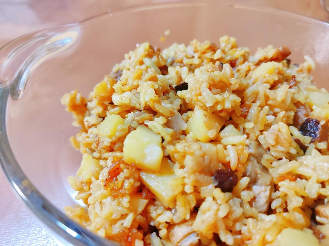一锅熟电饭锅党，咖喱排骨土豆炖饭