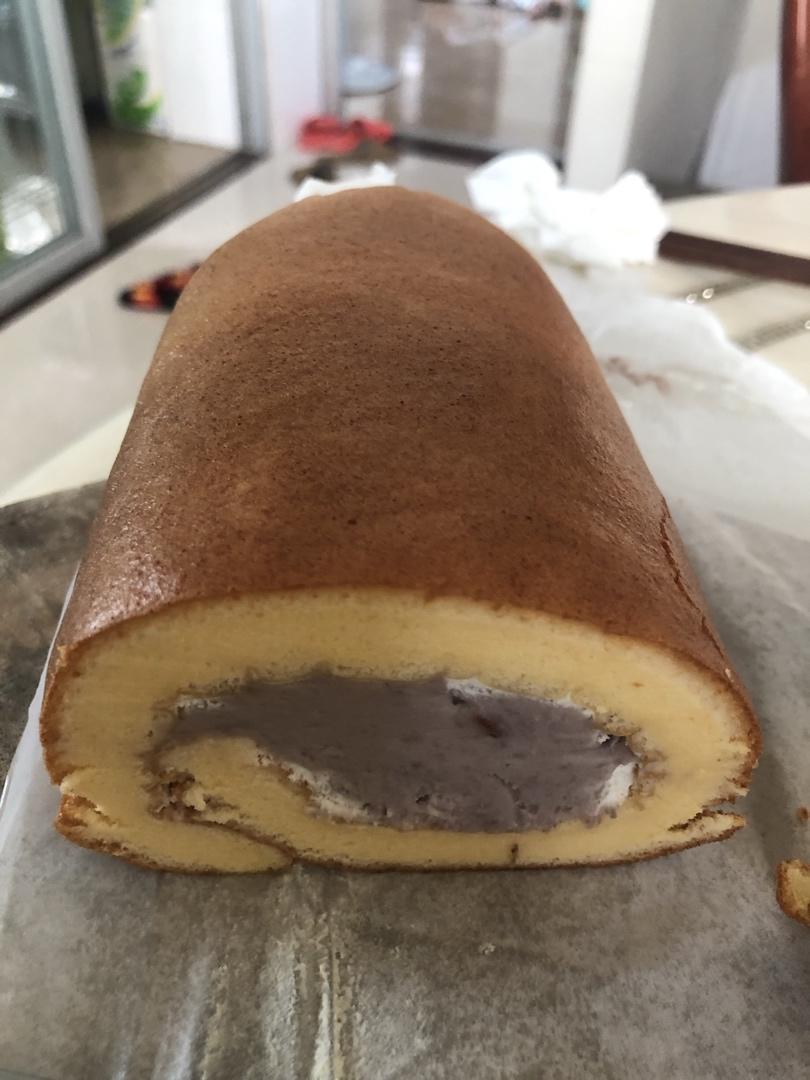 卷不裂的芋泥蛋糕卷