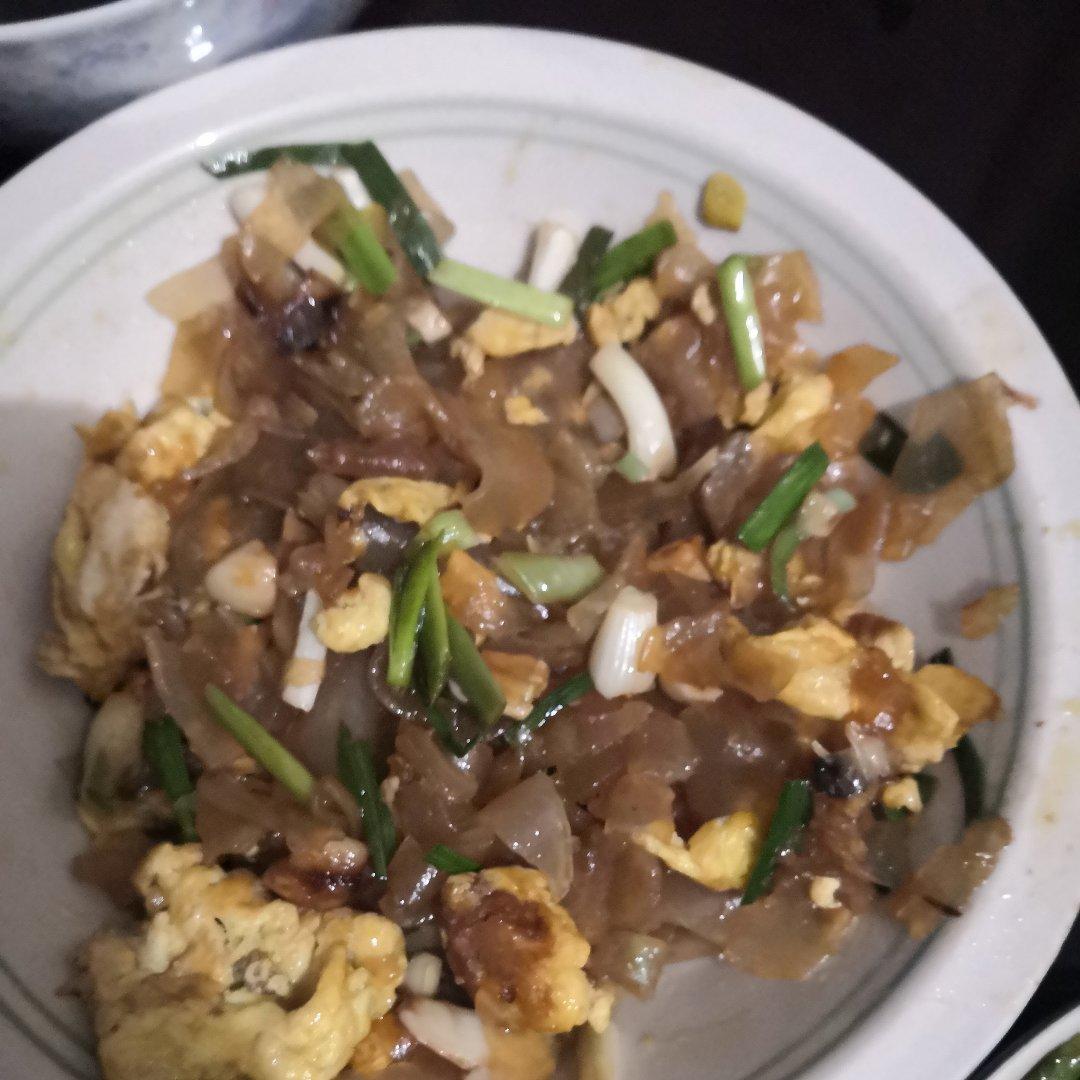 鸡蛋炒粉皮