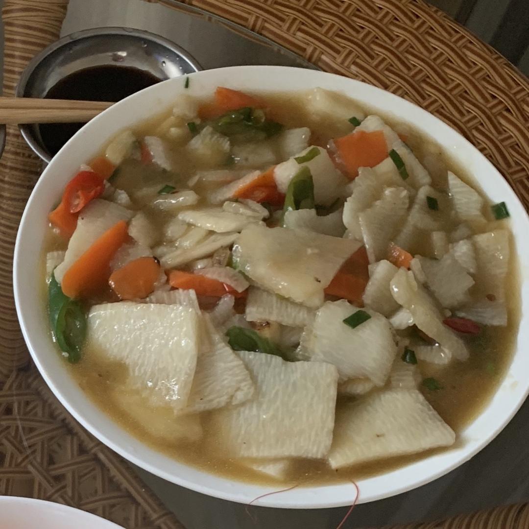 醋溜山药的做法