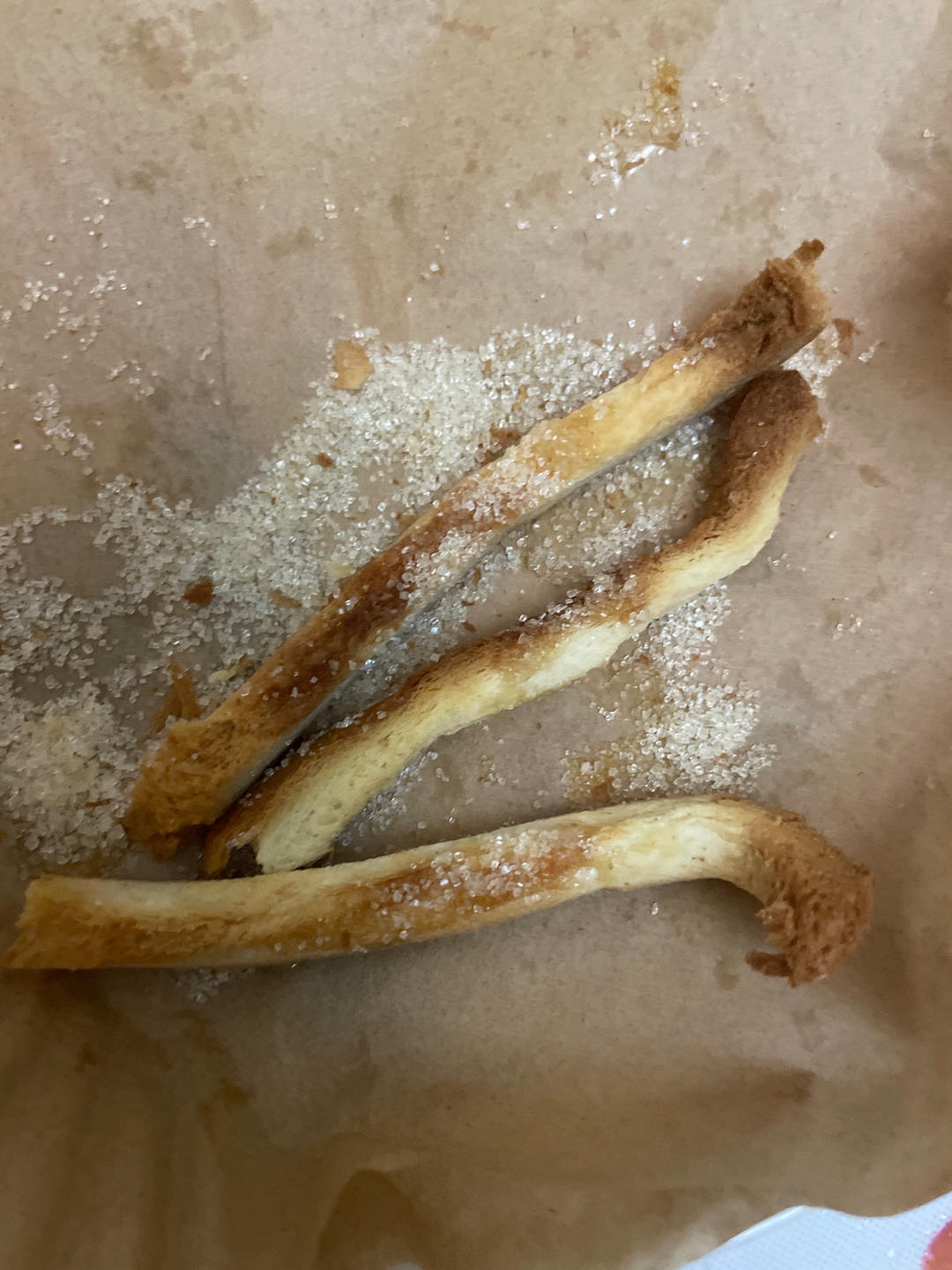 酥脆蜜糖吐司边