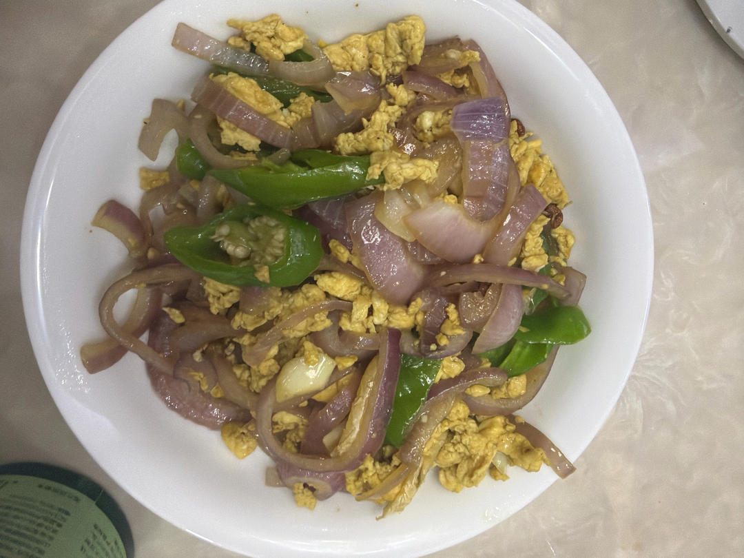 洋葱炒鸡蛋