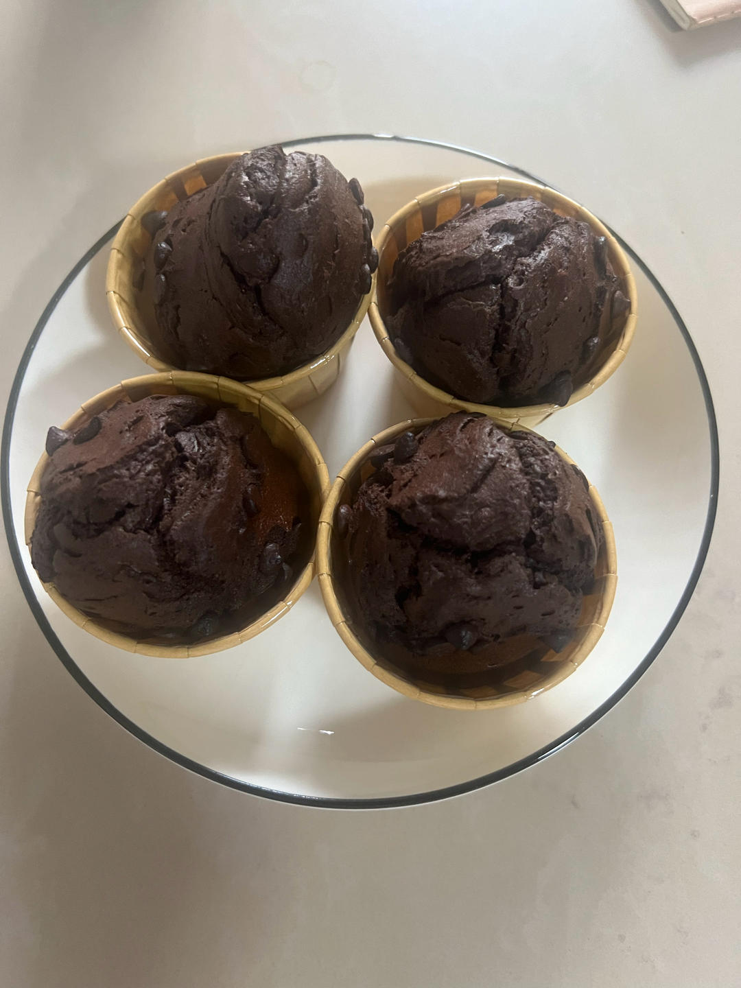 布朗尼杯子蛋糕