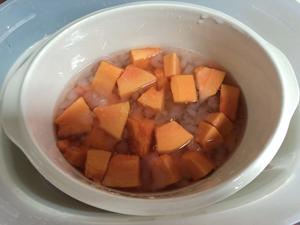 牛奶木瓜炖雪蛤的做法 步骤7