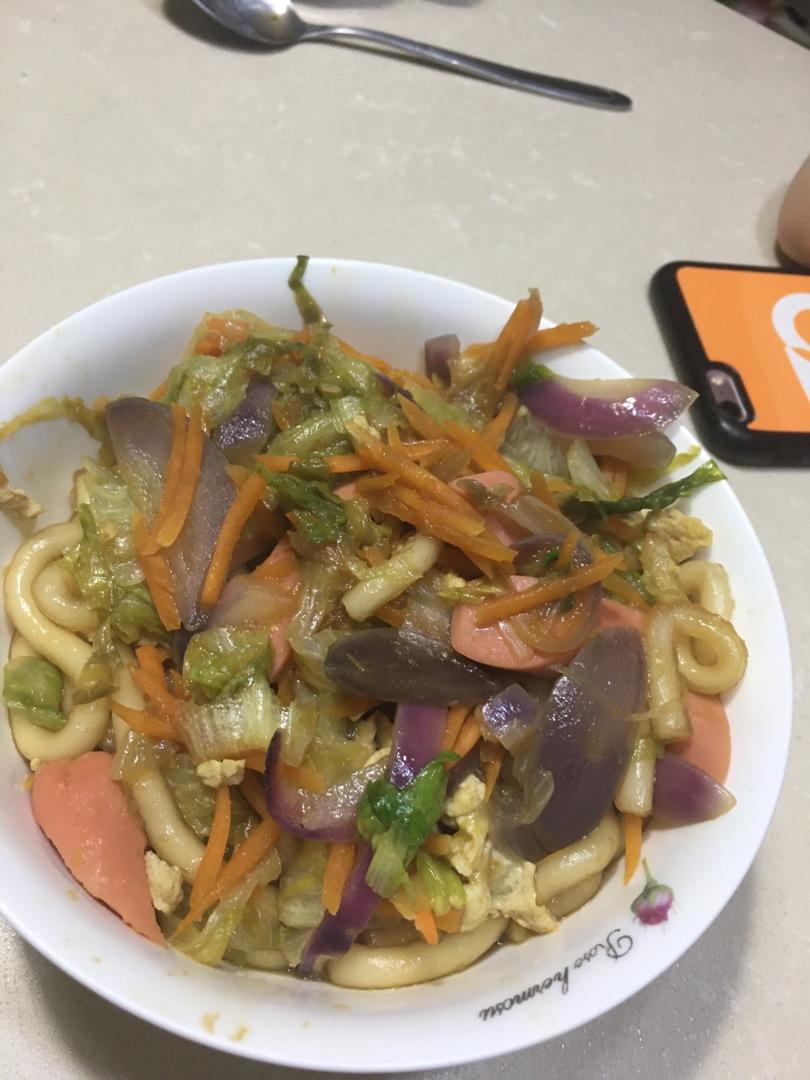 比路边摊好吃百倍的火腿炒土豆粉