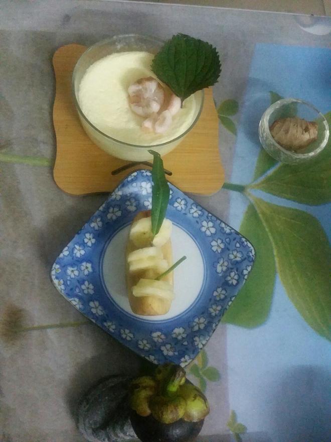山竹酸奶布丁的做法