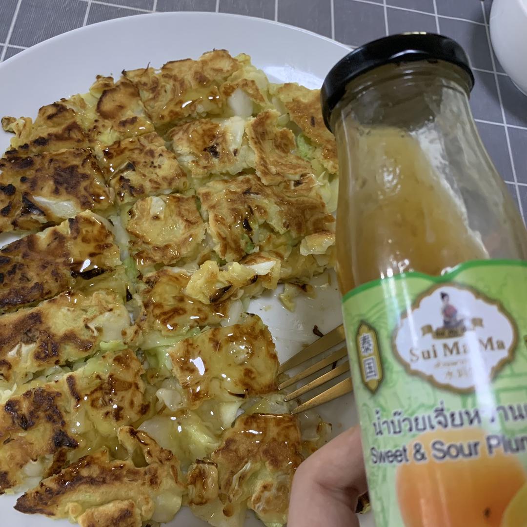 卷心菜鸡蛋饼