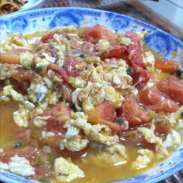 西红柿炒鸡蛋