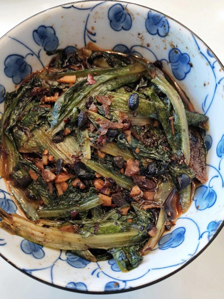 豆鼓鲮鱼油麦菜