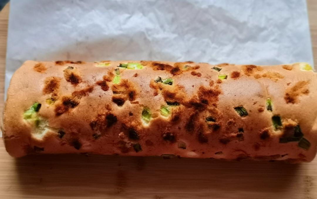 香葱肉松蛋糕卷