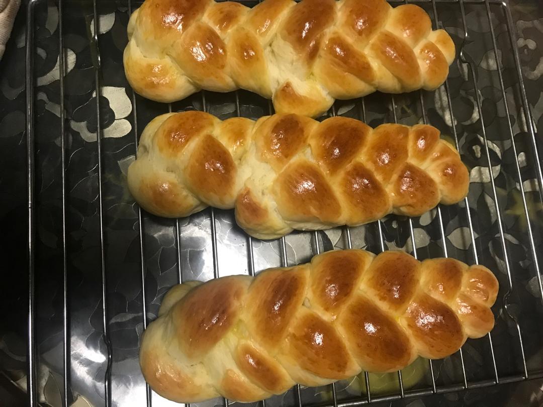 酸奶辫子面包（一次发酵）
