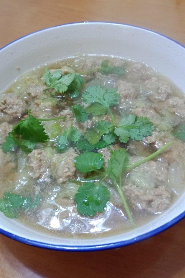 水汆肉丸子
