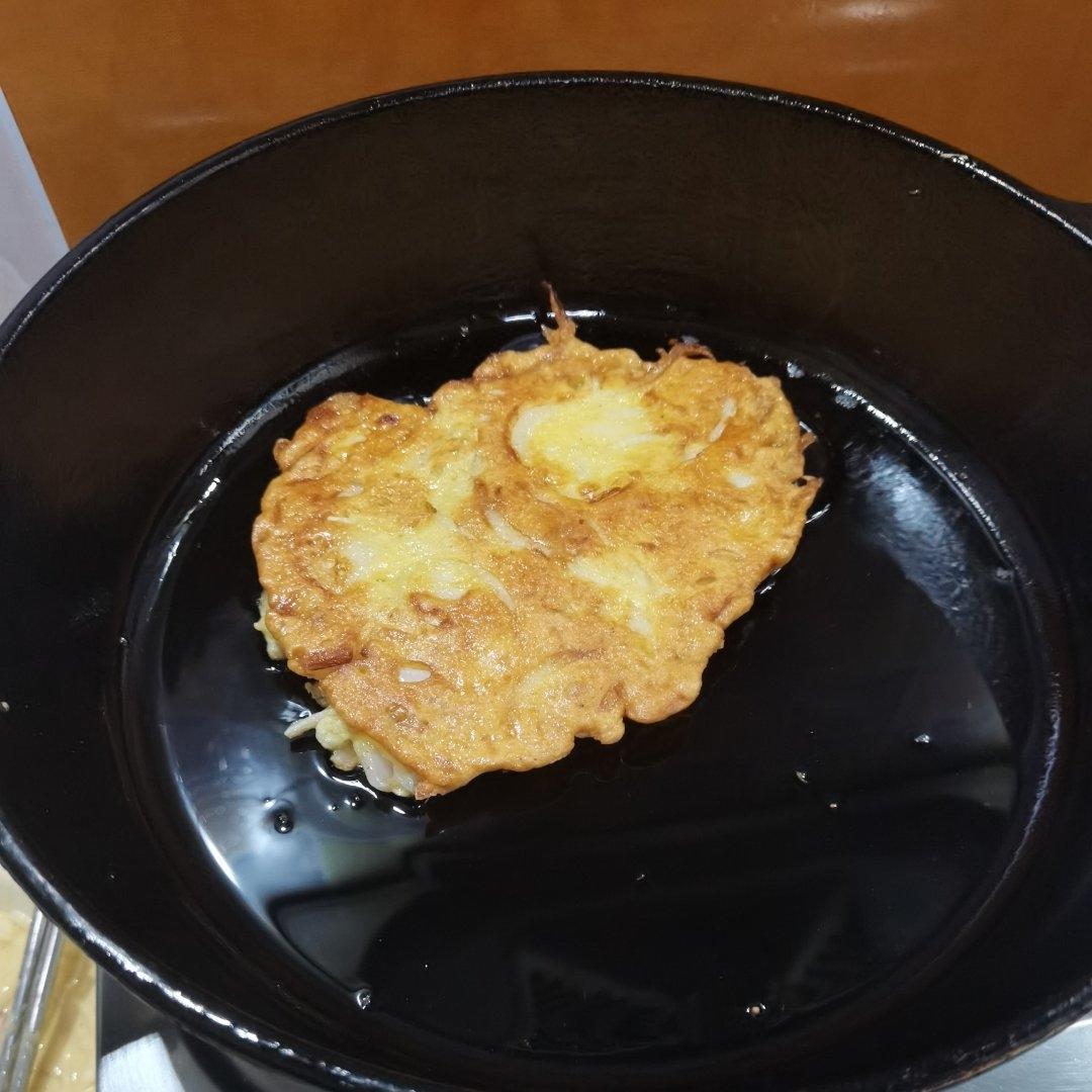 比肉饼好吃的洋葱鸡蛋煎饼