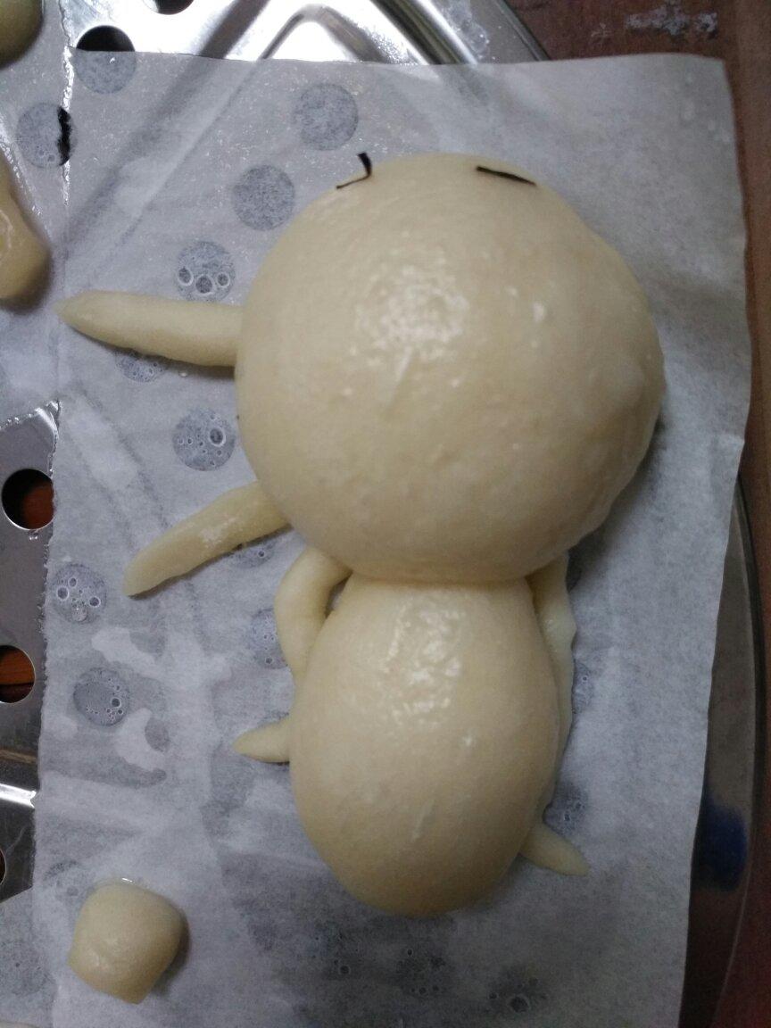 兔斯基表情包芋泥包子造型馒头