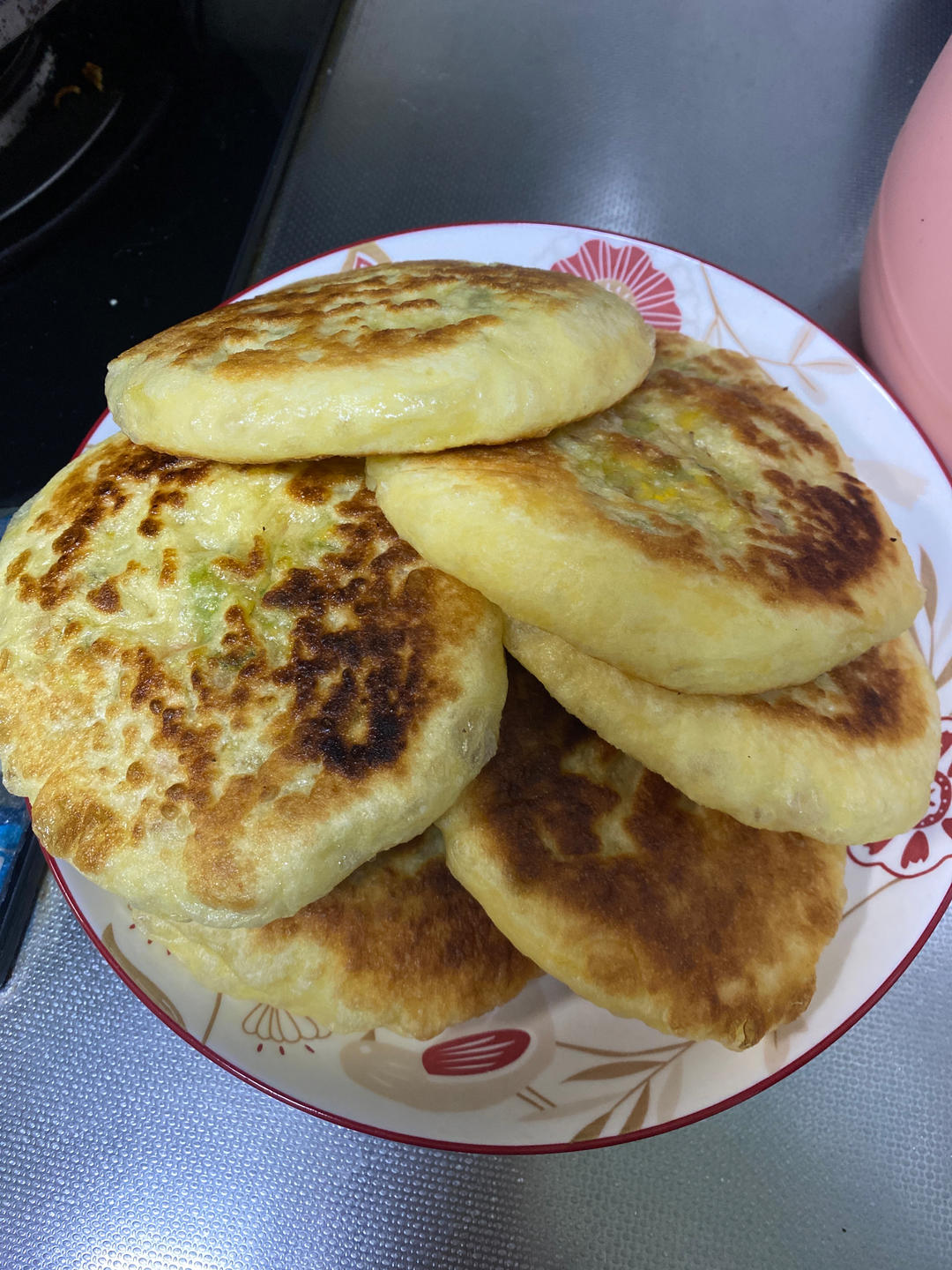 不用揉面，不用擀皮的韭菜鸡蛋发面馅饼