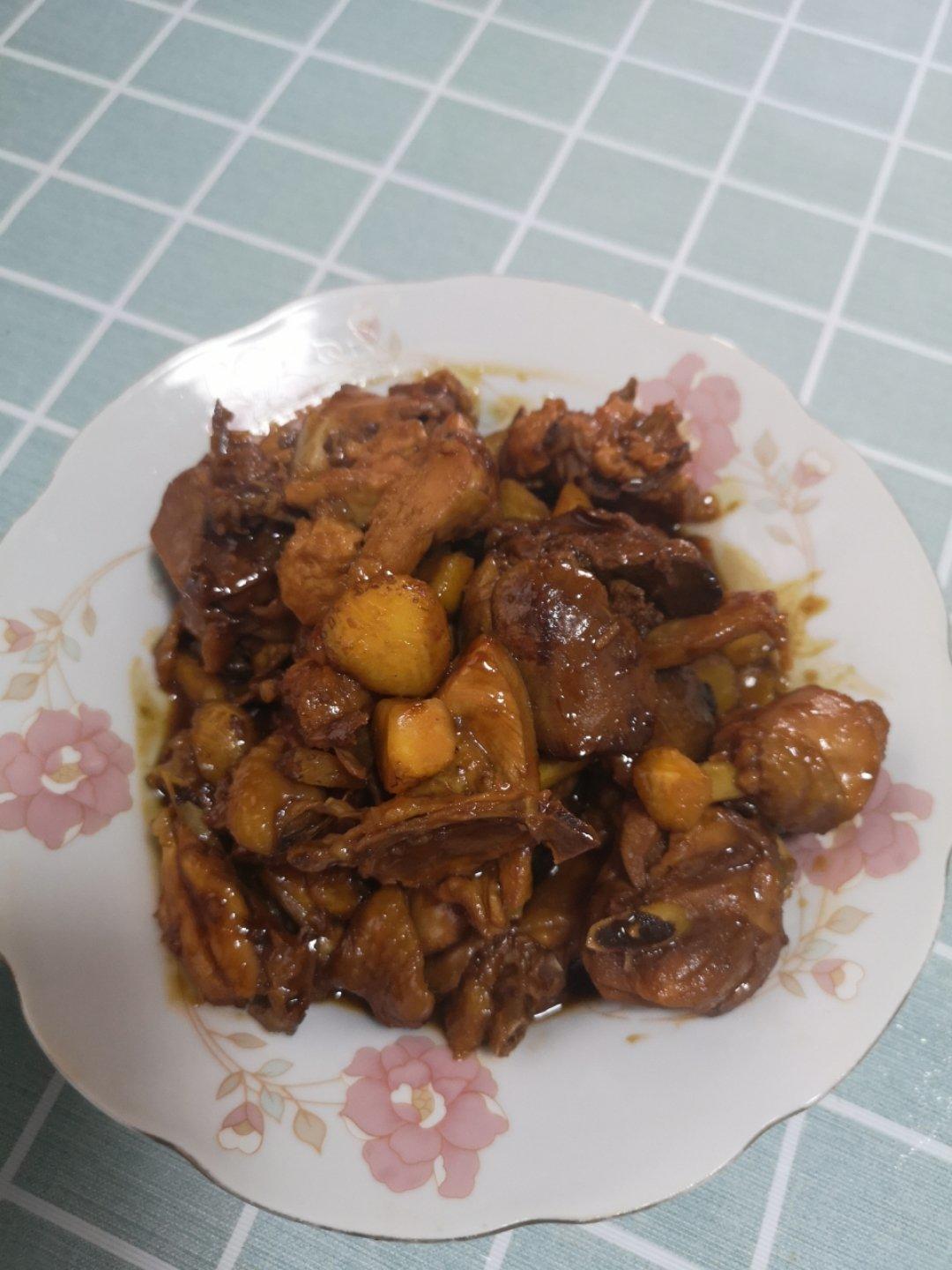 栗子烧鸡│多力浓香花生油X金牌家宴