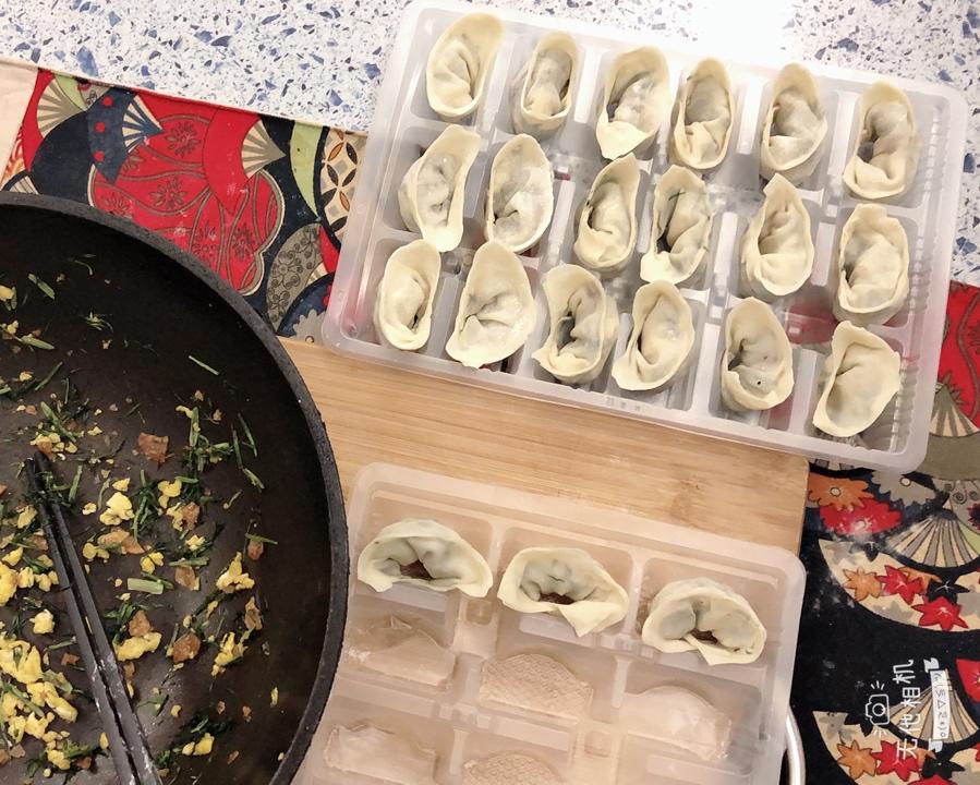 手把手教你包茴香馅素饺子馅