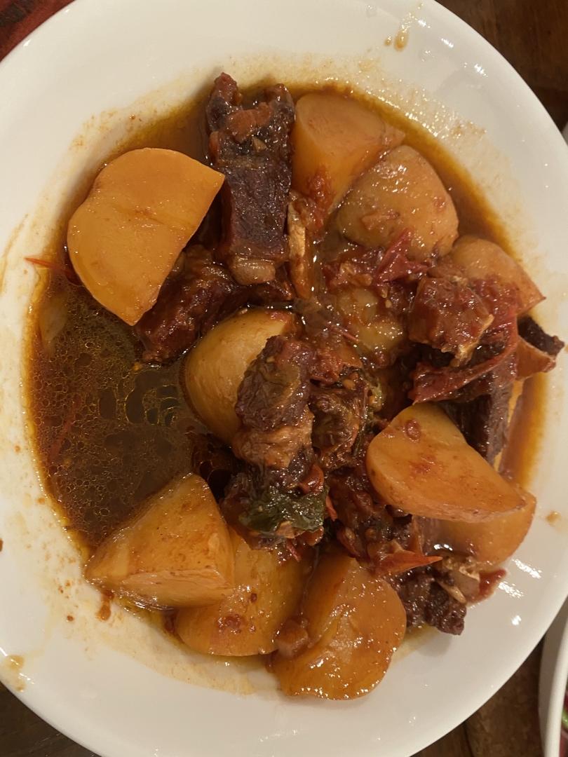 番茄土豆炖牛腩