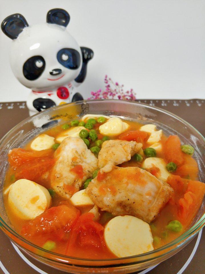 番茄金针菇巴沙鱼（龙利鱼）