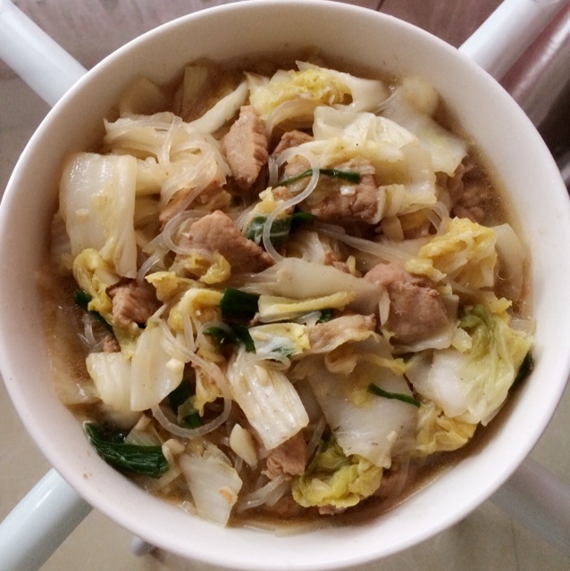 白菜炒粉丝