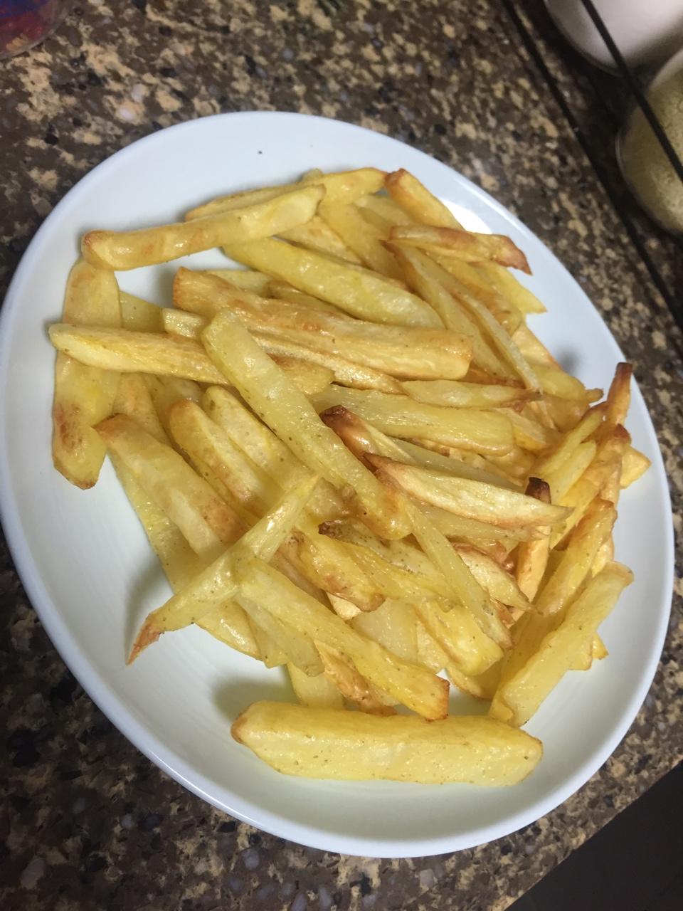喷香黄油烤薯条