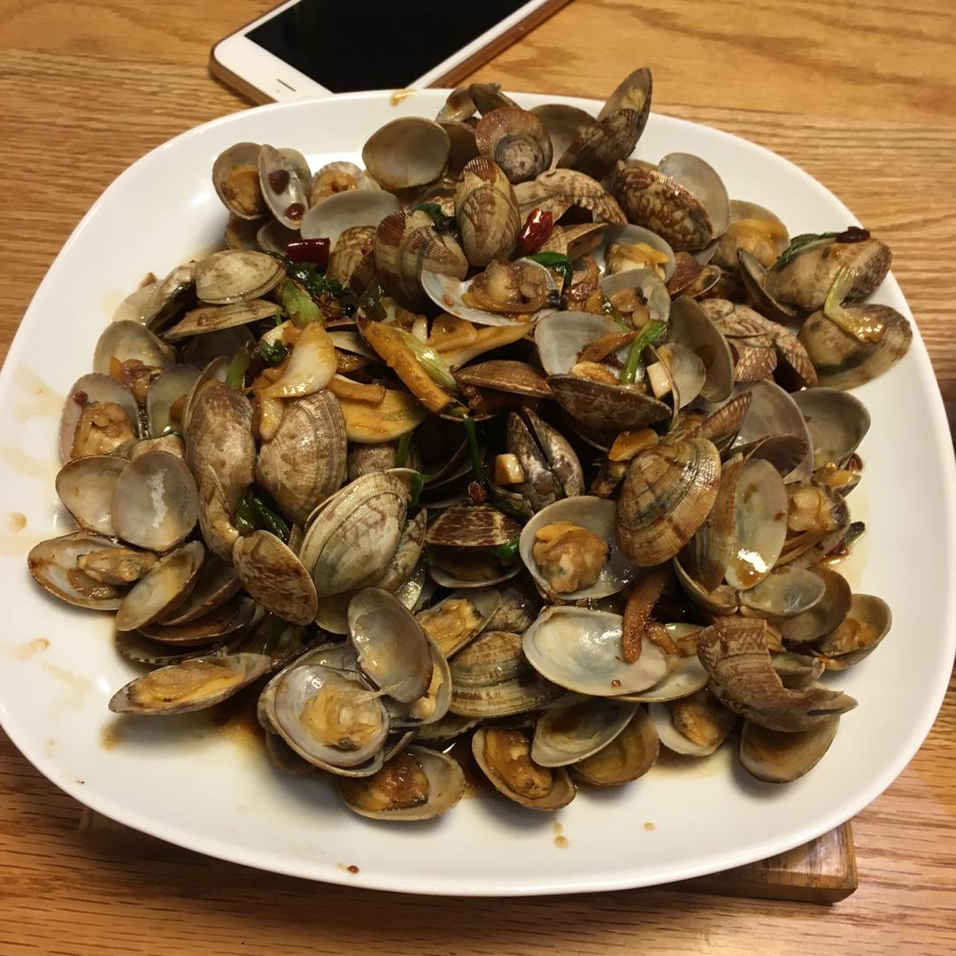 辣炒花甲