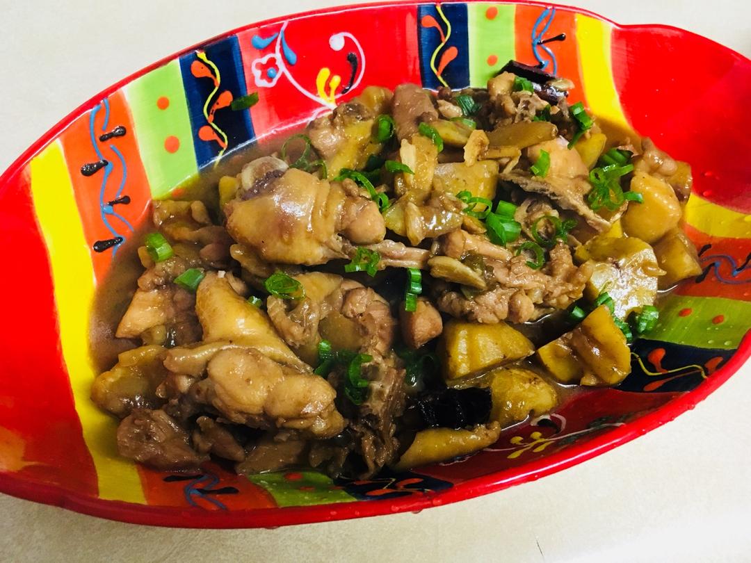 板栗烧鸡腿