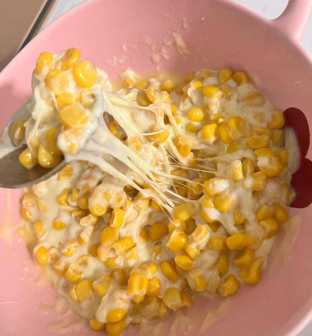 芝士玉米粒（微波炉版，超简单）