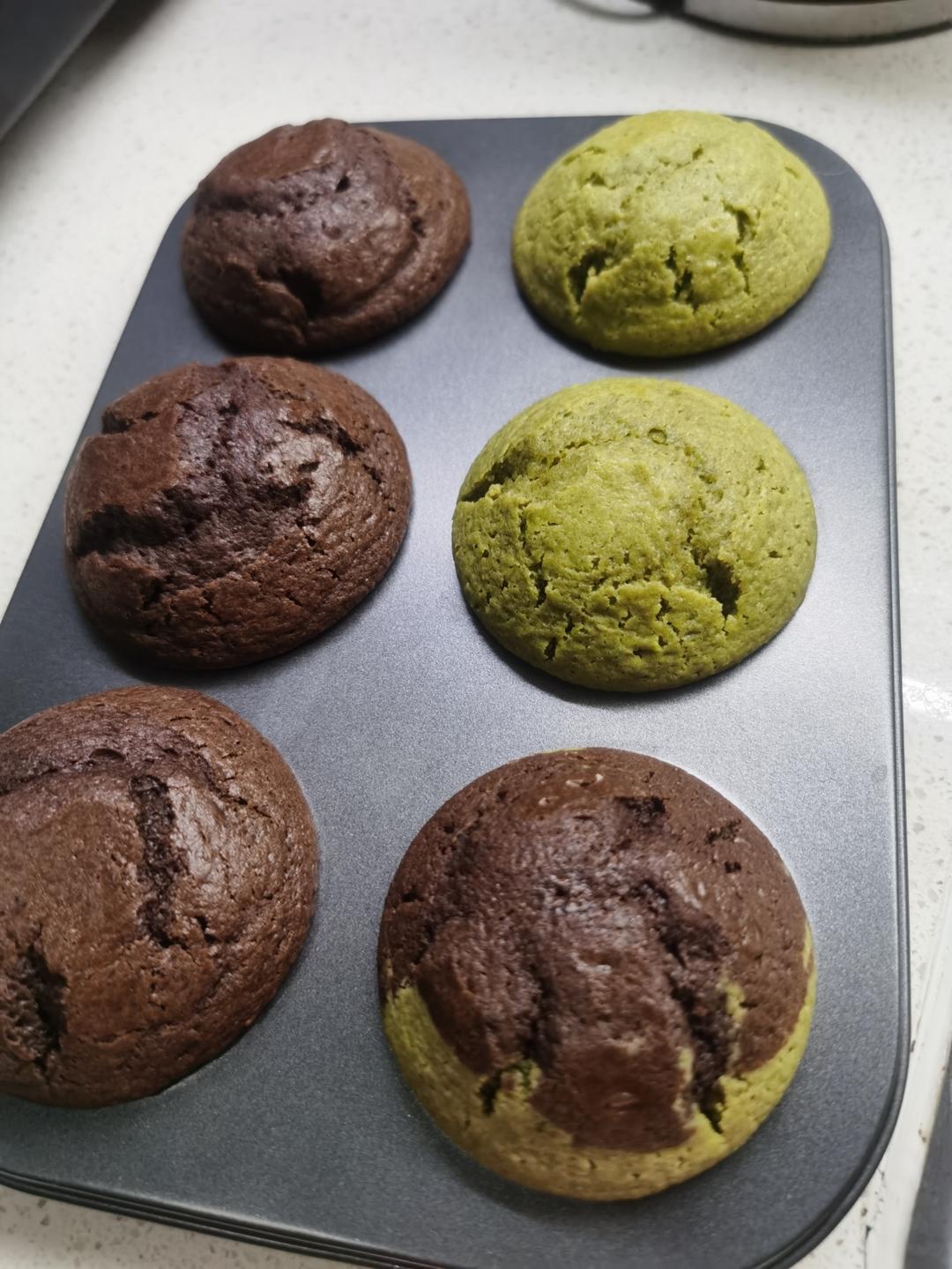 在家做巧克力蘑菇头麦芬蛋糕🍫
