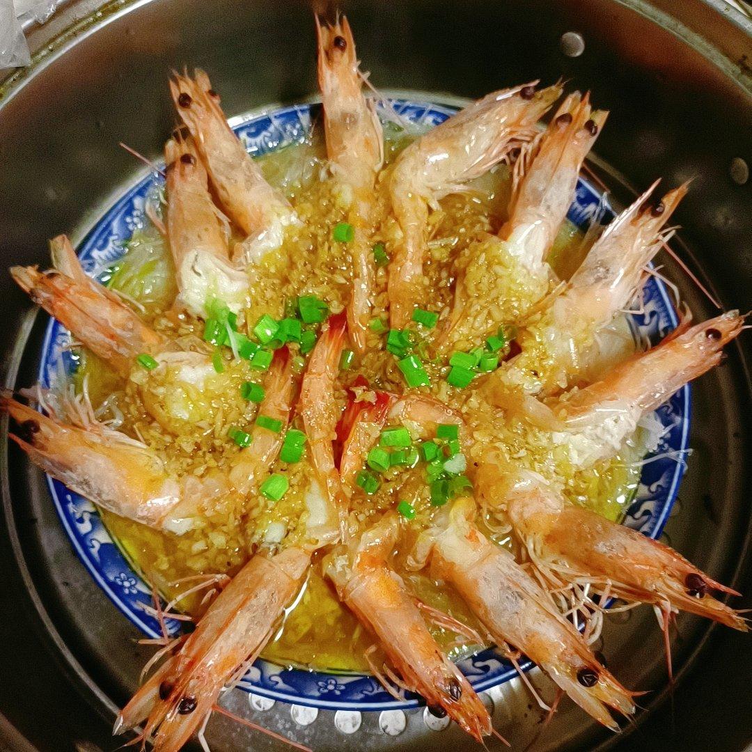蒜蓉粉丝蒸虾🦐