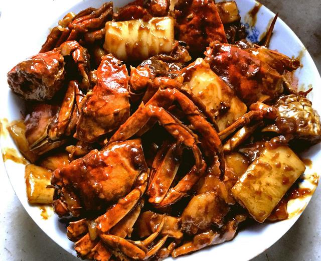 上海菜系代表之毛蟹年糕的做法