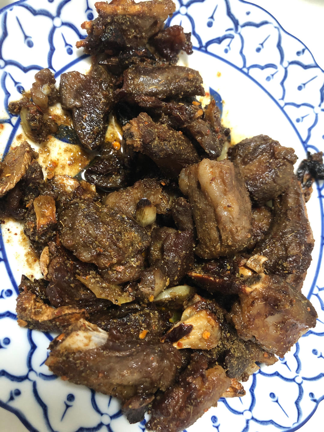 烤带骨羊肉