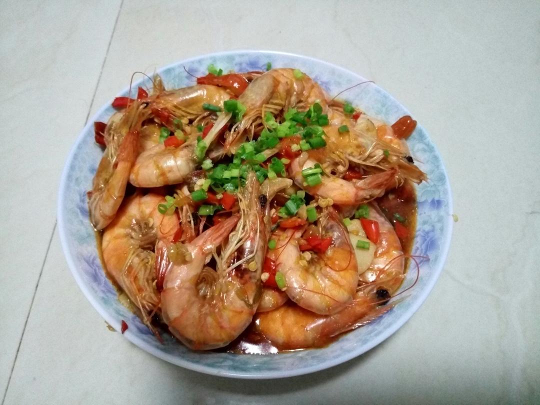 十分钟做好吃的红烧大虾