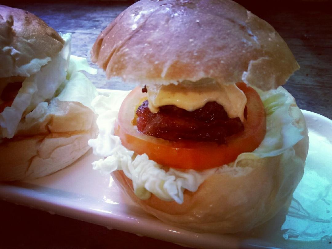 芝士包芯迷你汉堡