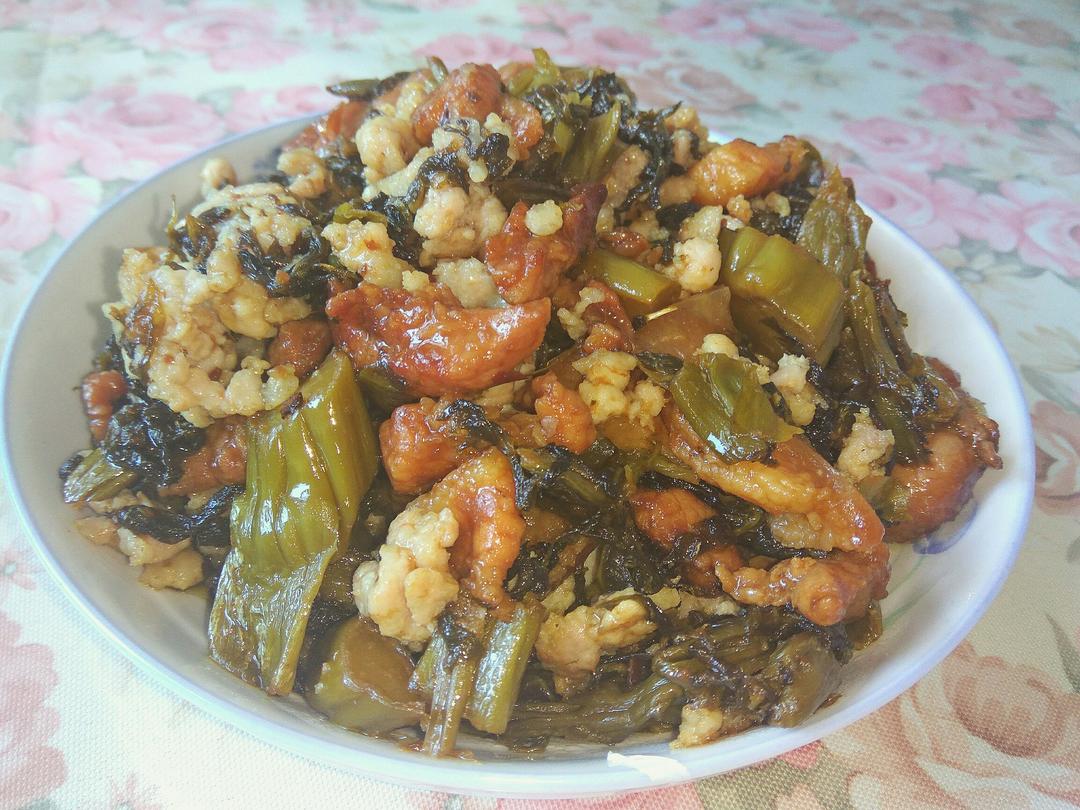 酸菜炒肉末