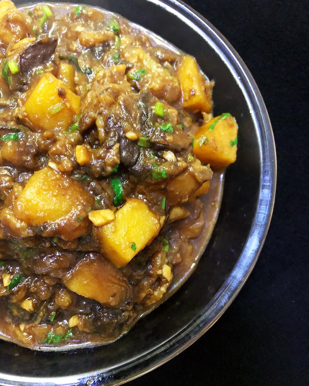 土豆炖茄子