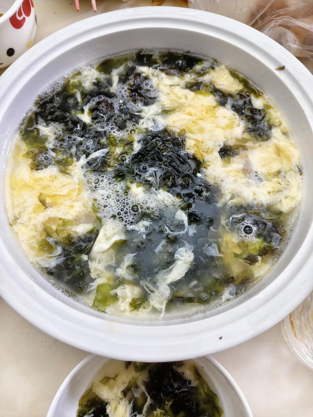 最鲜美好喝的「紫菜蛋花汤」