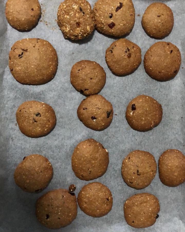 （不喜欢勿尝试 口感偏硬）少糖无油低脂全麦燕麦代餐饼干