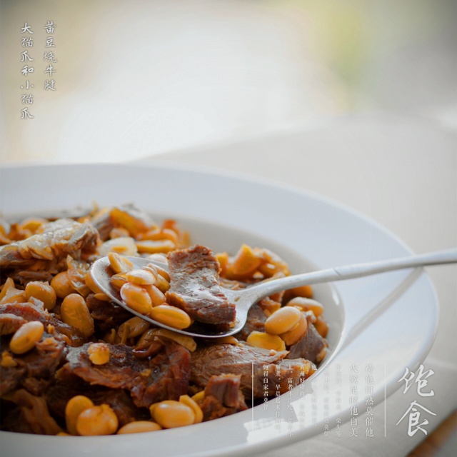 黄豆烧牛腱